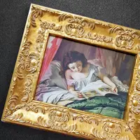 Antique Oil Painting Wooden Frame, Moulding Frames, Canvas