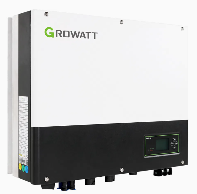 Three Phases Growatt SPH 10000TL3 BH-UP Solar Inverter 10Kw Three Phase on off Grid Hybrid Inverter for Solar System Using