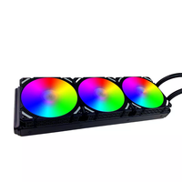 AIO Liquide CPU Refroidisseur 360mm Radiateur Ordinateur Radiateur Refroidisseur D'eau RGB Boîtier D'ordinateur 3pin Aluminium Dissipateur De Chaleur 3 Ans