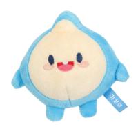 Peluche mignonne en forme de goutte d'eau, bleue, douce, en forme de dessin animé, pendentif de sac, cadeau pour enfants