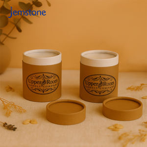 Emballage en tube de carton recyclable pour bougies et bocaux en verre, avec structure écologique - Product Image 6