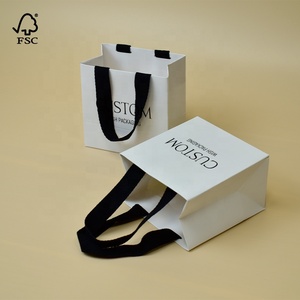 Sacs cadeaux personnalisés avec logo, taille personnalisée, sacs cadeaux imprimés, petits sacs cadeaux avec votre propre logo - Product Image 4