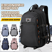 Sac à dos pour ordinateur portable léger et de grande capacité avec port USB, design respirant, pour un usage unisexe