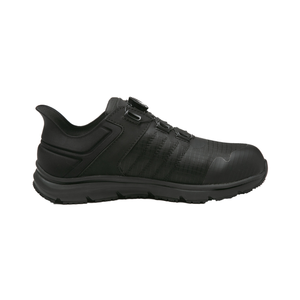 Negro todavía hebilla giratoria trabajo hombres senderismo antideslizante y zapatos de seguridad a prueba de aceite con punta de acero de metal estándar de la UE - Product Image 4