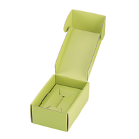 Boîtes cadeaux rigides en carton ondulé vert personnalisées, boîtes d'expédition, boîtes d'expédition en kraft