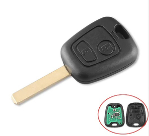 Clé de voiture à distance 2 boutons 433 MHz avec puce PCF7961 et lame VA2 pour Peugeot 307 Citroën <span class=keywords><strong>C1</strong></span> C3 (remplacement) - Product Image 1