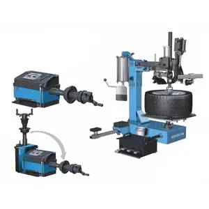 Trocador de pneus móvel pneumático e máquina de equilíbrio de rodas 12V para serviço rodoviário, máquina móvel de reparo de pneus