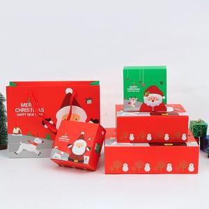 Explosive Christmas Gift Packaging Box Christmas Ribbon Gift Box Packaging Christmas Decor Ribbon Portable Color Box