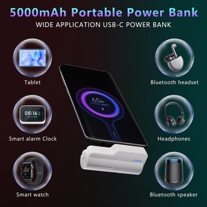 Paquete de batería universal para Meta <span class=keywords><strong>Quest</strong></span> 3S/3/<span class=keywords><strong>2</strong></span> Fast 18W 5000mAh Correa para la cabeza Cargador de Banco de energía para Oculus <span class=keywords><strong>Quest</strong></span> 3S <span class=keywords><strong>VR</strong></span> Accesorios - Product Image 5