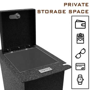 Tuojue Voiture de Sécurité Coffre-fort Matériau Métallique Intérieur Accessoires Gun Safe for Toyota 4 Coureur <span class=keywords><strong>2010</strong></span> à 2021 De Stockage Véhicule Noir - Product Image 6