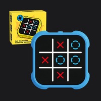 Vente chaude De Poche Électrique Puzzle Jeu Tic Tac Toe Jouet Éducatif Road Trip Activités pour Cadeaux D'anniversaire pour Enfants Adultes
