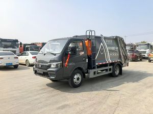 6cbm Diesel Compactor Truck with Rear Loader Manual Transmission 4x2 Drive Wheel Engine Motor Gearbox-Garbage Compactor Truck - Product Image 2