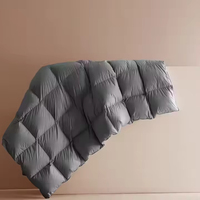 Juego de Ropa de Cama Ultra Suave y Acogedor para Todas las Estaciones, Hipoalergénico, Edredón de Plumas de Pato 100% Algodón