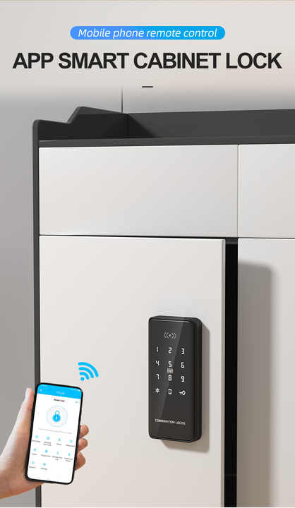 Lock Cabinet Keyless Entry Via TTLock (optional) RFID Cards ...