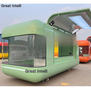 Remorque alimentaire mobile avec équipement de cuisine complet pour le petit-déjeuner Snack Truck Beer Bar Bubble Tea Kiosk Winery Retail Applications - Product Image 1