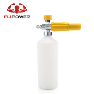 FUPOWER Voiture Lavage 1L Mousse Pot Nettoyeur Haute <span class=keywords><strong>Pression</strong></span> Lance-Neige pause rapide connexion Jet Bouteille Réglable - Product Image 1