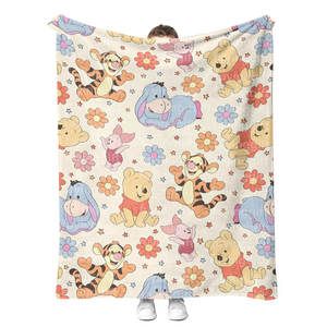 Produits Tendances 2026 Nouveautés Couvertures Polaires Imprimées Personnages de Dessins Animés et Anime pour Enfants et Adultes - Product Image 1