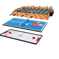 Fabrication en plein air, vente en gros, jeu de football de table multifonction 9 en 1, badminton pour enfants