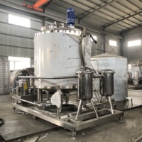 Machine à fabriquer du savon liquide en acier inoxydable personnalisée, nouveau modèle, réservoir de mélange cosmétique avec moteur, composant principal pour utilisation en usine