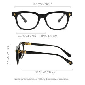 <span class=keywords><strong>Occhiali</strong></span> <span class=keywords><strong>Vintage</strong></span> Quadrati Anti-Luce Blu per Uomo e Donna, <span class=keywords><strong>Occhiali</strong></span> <span class=keywords><strong>da</strong></span> Computer Alla Moda, <span class=keywords><strong>Occhiali</strong></span> Trendy con Protezione UV per Tutte le Forme del Viso - Product Image 5