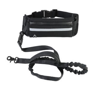 Nouvelle laisse de luxe mains libres pour chien avec ceinture ajustable, réfléchissante et amortissante en nylon élastique - Product Image 1