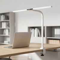 Lampada da Scrivania LED con Controllo Touch, Ampio Raggio di Illuminazione, Altezza Regolabile, Luce da Lavoro per Ufficio