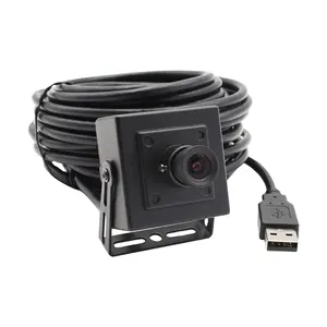 ELP Usb Kamera 2 Megapiksel dengan Kasus Hitam dan Lensa 3.6Mm untuk Semua Jenis CCTV Sistem Kamera Pengawas, mesin Sistem Visi
