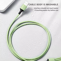 Earphone & jam tangan pintar, kabel pengisi daya USB tipe-c/micro-usb tahan lama 1M/2m/3 kaki/6 kaki untuk Ponsel Power Bank nilon/kabel PVC