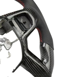 Volante a D in Acciaio al Carbonio per Ford Little Raptor, Compatibile con Modelli BMW M5 X5 X6 <span class=keywords><strong>X3</strong></span> IS Serie 3 NX Serie 5 330i 320i 325i - Product Image 4