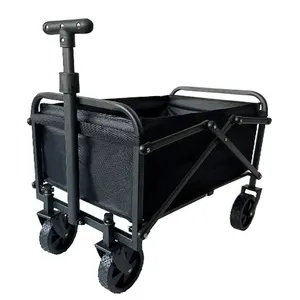 Heavy Duty Beach Cart Outdoor dobrável Folding Wagon Utility Garden Trolley Cart Fornecedor