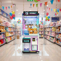 Machine de jeu d'arcade à griffes économique, machine à griffes à jouets abordable pour petites entreprises