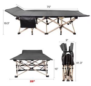 High Quality 600x300D Polyester With 0.8mm Steel Tube Polyester Material <b>Folding</b> Bed Camping Camp Bed Camping Bunk Bed <b>Cots</b> - Product Image 4