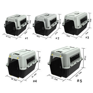 Un échantillon de cages pour animaux de compagnie <span class=keywords><strong>IATA</strong></span> transporteurs et maisons chien Chine fabrication portable cage pour animaux de compagnie voyage - Product Image 1