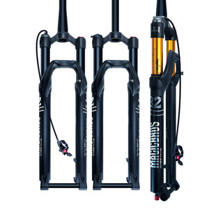 26 27.5 29 אינץ mtb אופניים קדמי מזלג 120 מ "מ נסיעות מגנזיום סגסוגת זעזועים ההשעיה דרך-ציר עבור אופני הרים - Product Image 2