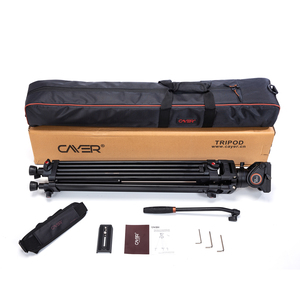 Trípode Profesional Cayer BV30, el Más Vendido, <span class=keywords><strong>para</strong></span> Cámaras SLR, <span class=keywords><strong>DSLR</strong></span> y Videocámaras, con Cabezal Fluido y Bolsa de Transporte - Product Image 6