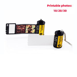 Porte-clés <span class=keywords><strong>personnalisé</strong></span> avec <span class=keywords><strong>photo</strong></span> sur film, support vierge pour sublimation, idéal pour les cadeaux d'anniversaire et de célébration - Product Image 4