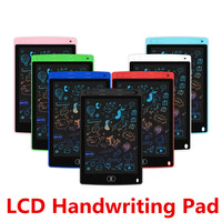 Portable tableau d'écriture graphique doodle bloc-notes coloré écriture tablette enfant numérique magique LCD pad taille personnalisée