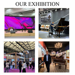 Piano Mecánico Grande <span class=keywords><strong>de</strong></span> Madera Maciza Minimalista Negro <span class=keywords><strong>de</strong></span> Tamaño Mediano Personalizado para Decoración <span class=keywords><strong>de</strong></span> Villas y Actuaciones en Espacios Públicos - Product Image 4