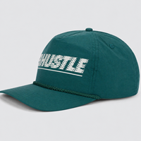 Casquette de baseball personnalisée de haute qualité à 5 panneaux, casquette snapback en polyester imperméable, chapeaux de sport pour hommes