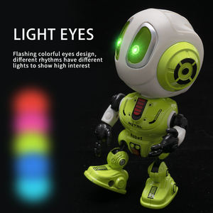 <strong>Metal</strong> Intelligent Diecast Toy <strong>Robots</strong> With Flexible Joints Body Electric Talking Voice Repeat Mini <strong>Robot</strong> With Light and Sound - Product Image 6