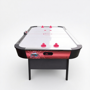 Tavolo da Air Hockey Elettrico Blu di Alta Qualità da 7 Piedi per Sala Giochi Domestica, Attrezzatura Sportiva da Interno con Segnapunti Elettronico - Product Image 5