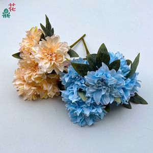 Ramo de Peonías de Seda, Flores Artificiales de 7 Cabezas, Decoración Realista para el Hogar, Estilo Moderno, Decoración para Graduación - Product Image 2