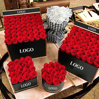 Nouveau Produit 2025 Idée Cadeau Saint-Valentin 100 Roses Éternelles Fleur Immortelle Conservée Boîte Luxe