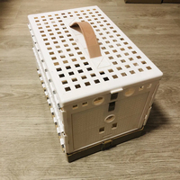 Cage pliante Portable en plastique pour pigeons, boîte de Transport pour animaux de compagnie