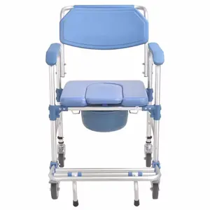Diskon besar kursi roda Toilet kursi Toilet kursi transfer pasien untuk orang tua