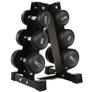 Tạ tay tròn bằng gang bọc cao su cá nhân hóa dành cho nam nữ tập luyện sức mạnh tại nhà - Product Image 6