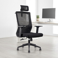 Fauteuils de bureau exécutifs ergonomiques pivotants à dossier haut, confortables et modernes, de luxe, inclinables, en maille, de la marque KMJ Wholesale.