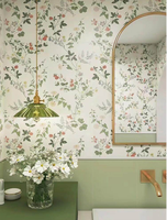 Carreau céramique poli 600x1200, motif floral artistique texture mosaïque personnalisé pour mur de fond entrée salon