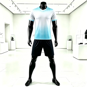 Maillot de football saison 25/26 respirant été personnalisable avec option numéro 100% polyester anti-humidité séchage rapide - Product Image 1