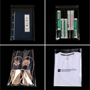 Sacs cellophane auto-scellants 100 pièces/paquet sacs à biscuits refermables transparents auto-adhésifs pour emballer les biscuits, les vêtements, les produits - Product Image 4